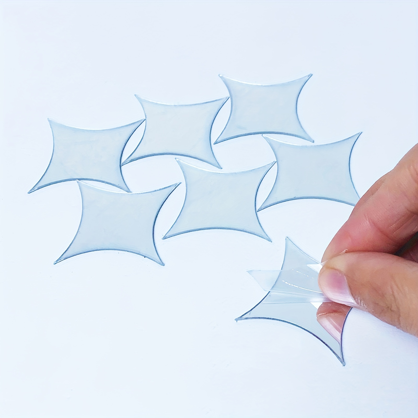 50pcs Star-shaped Acrylic Mirror Wall Stickers - Self-adhesive & Removable, Sparkling Decor For Living Room, Bedroom, Kitchen, Dorm & Restaurant