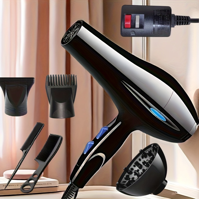 

Professional Hair Dryer With Brush Motor, Temperature Fast Drying Electric Blow Dryer For Salon Plug