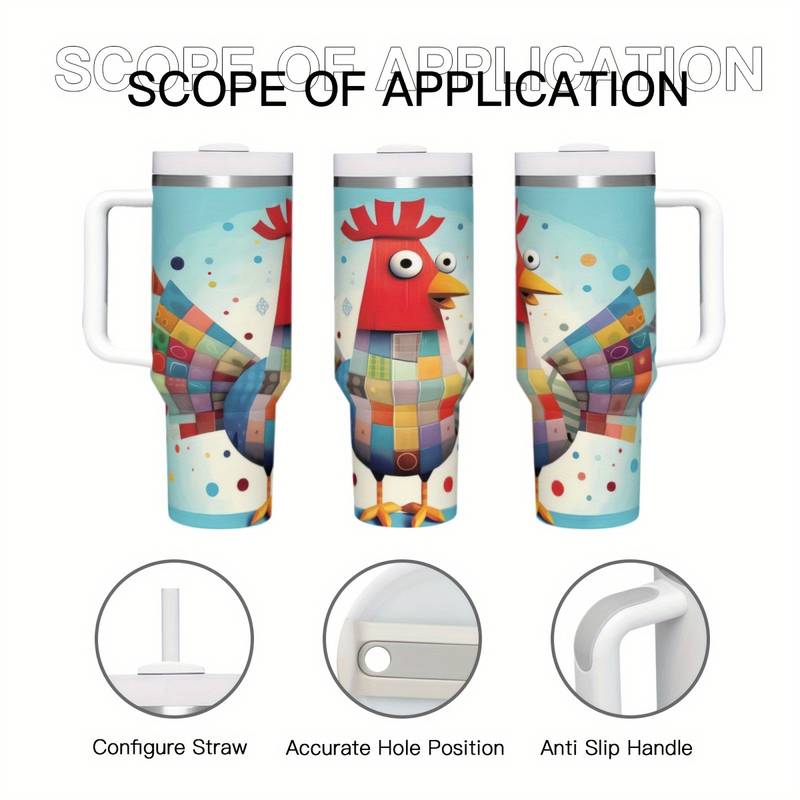 Tervis Sara Berrenson Spirit Dance Triple Walled Insulated Travel Tumbler, Stainless Steel 24oz Wide Mouth Bottle