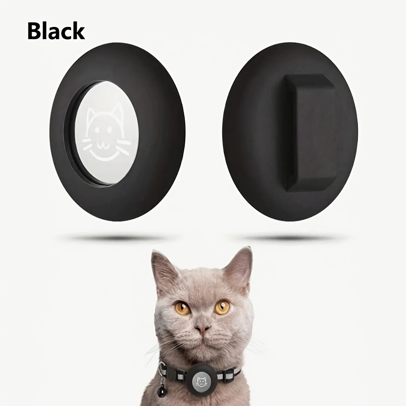 1pc compatible for   airtag case suitable for cat collar dog collar protective cover soft cover with airtag holder for collars up to 0 6 inch fits for small pets puppies collar airtag device not included Product details 0