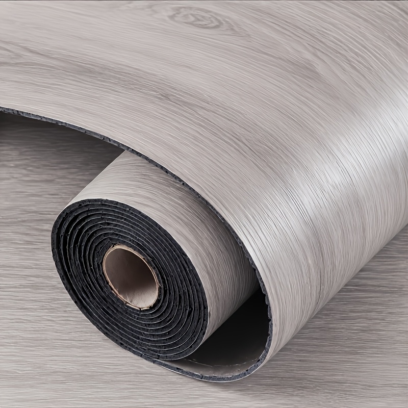 TEMU Vinyl Flooring, Thickened 3d Texture, Retro Wood Grain, Self-adhesive Coating, Suitable For Floors, Walls, , Stairs, Etc. Easy To , Peel And