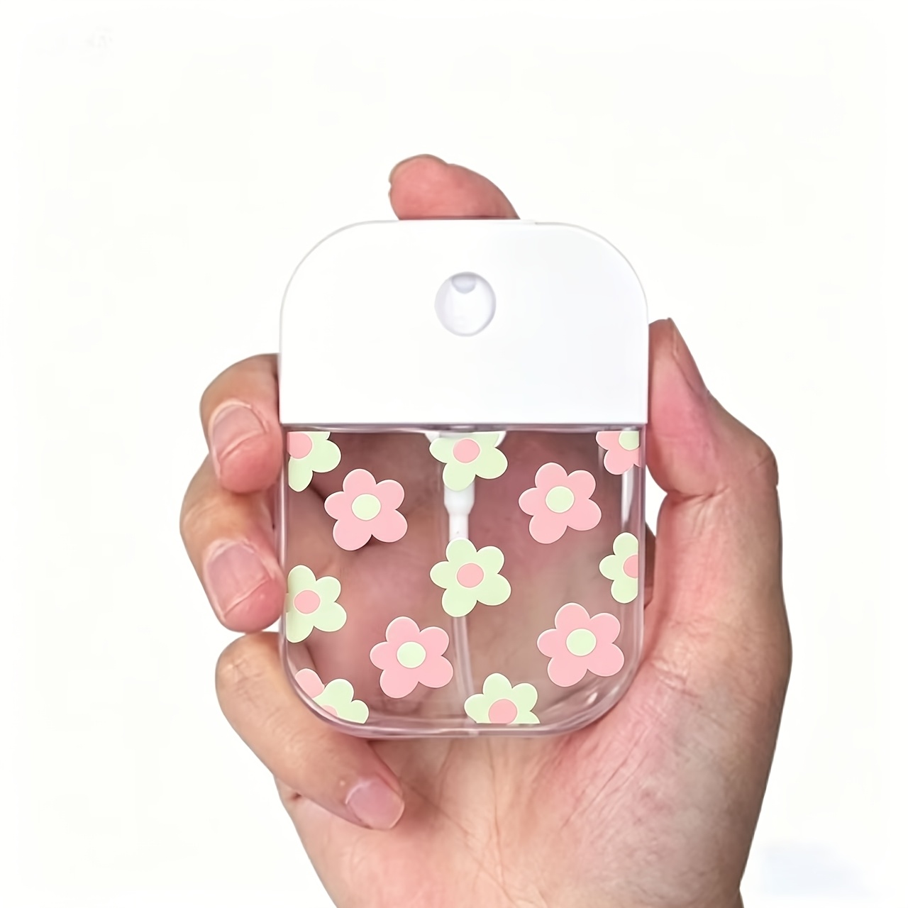 TEMU 1pc 1.28oz Mini Floral Pattern Spray Bottle, Refillable Bottle, Plant Mister, Cosmetic Refillable Bottle, Suitable For Moisturizing Toner,