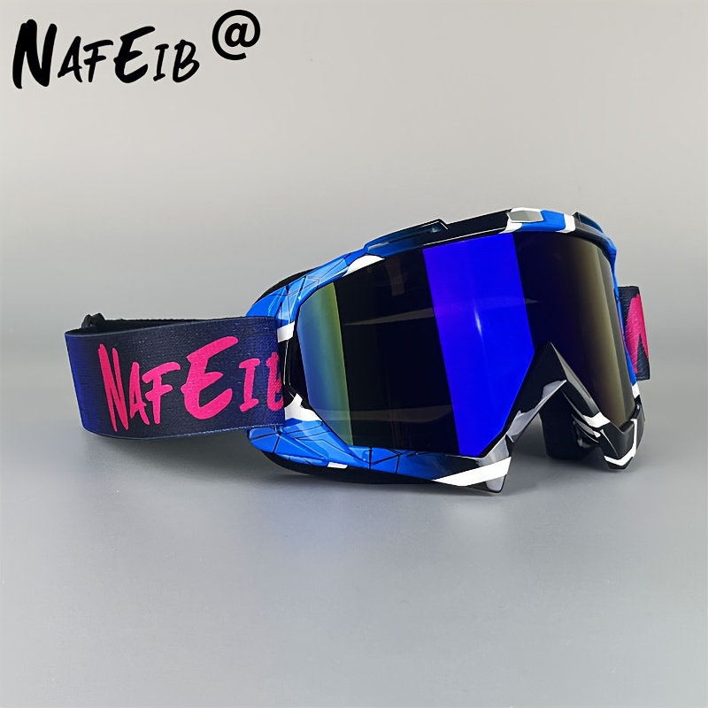 NAFEIB Adjustable Anti-Fog Ski Goggles for Adults - Made from TPU Material, Featuring a Random Design, Perfect for Snowboarding, Skating, And Outdoor Skiing. These Durable Ski Goggles Are Great for Everyday Use And Make an Excellent Gift for Special