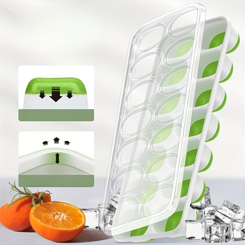 Stackable Ice Cube Trays Cocktails Temu