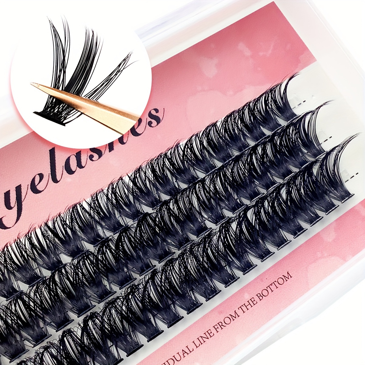 

Mixed Lengths 12-16mm Faux Mink Eyelashes, Lightweight Self-grafting Extensions, 3d Effect, Super Thin Band, Eye-enlarging Natural Look