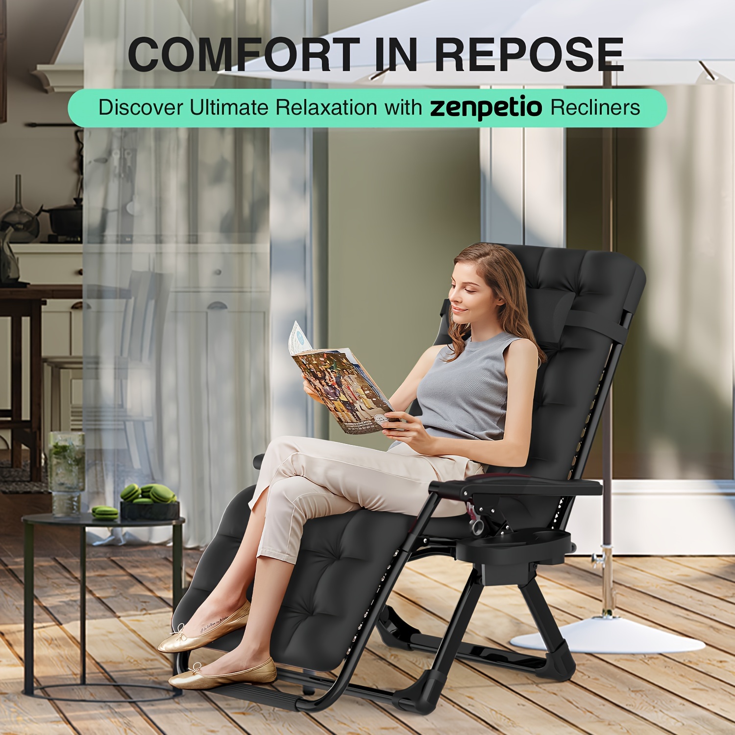 outdoor anti gravity lounger