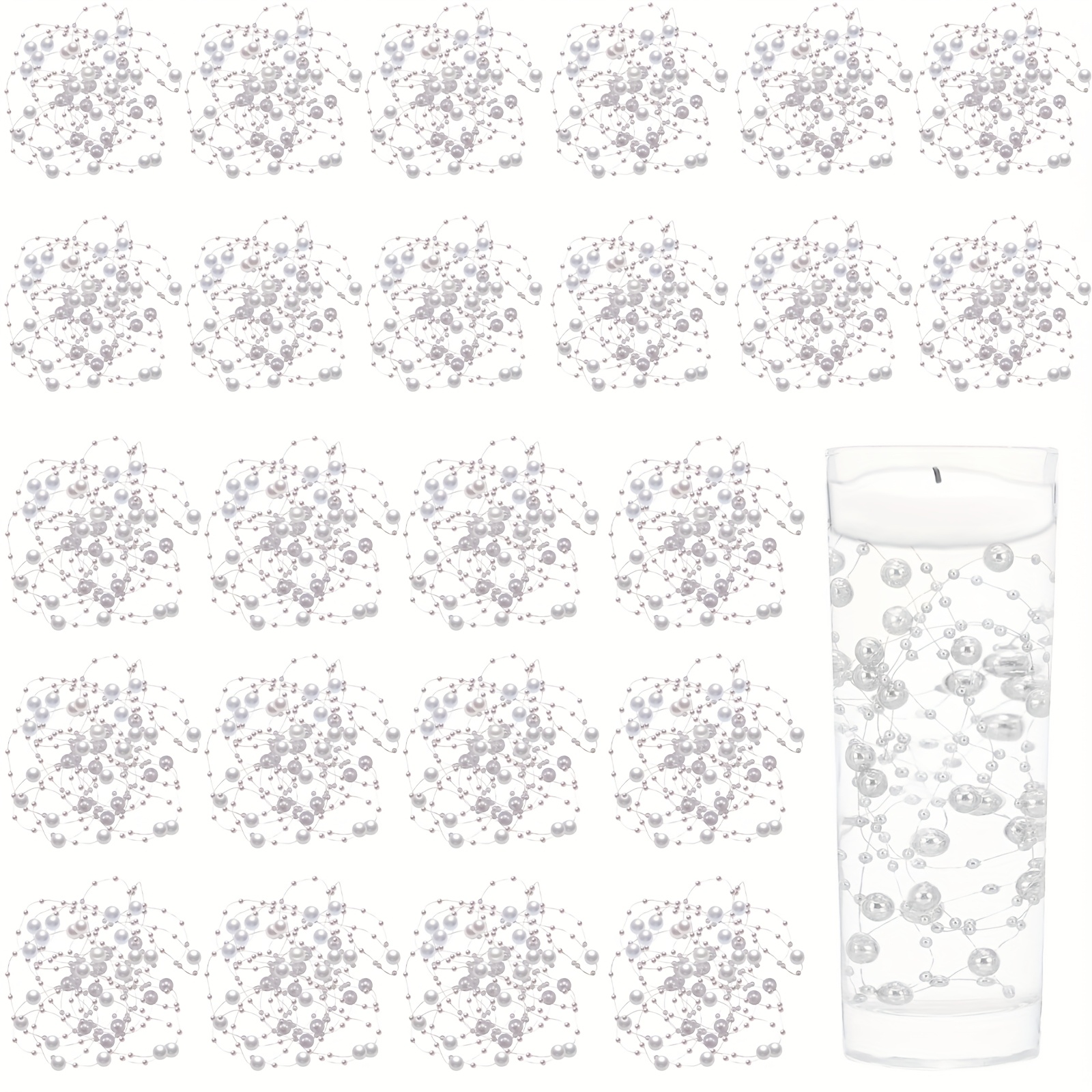 * 35pcs Clear Glass Cylinder Vases, Multiple Size * Glass Flower Vase Party Centerpieces (4, 6, 8, 9.8, 11.8 Inch Tall), Hurricane Floating Candle Holder Vase for Table Shelf, Party, Wedding, Home Decor, great for *, Collectible Buildings & Accessories