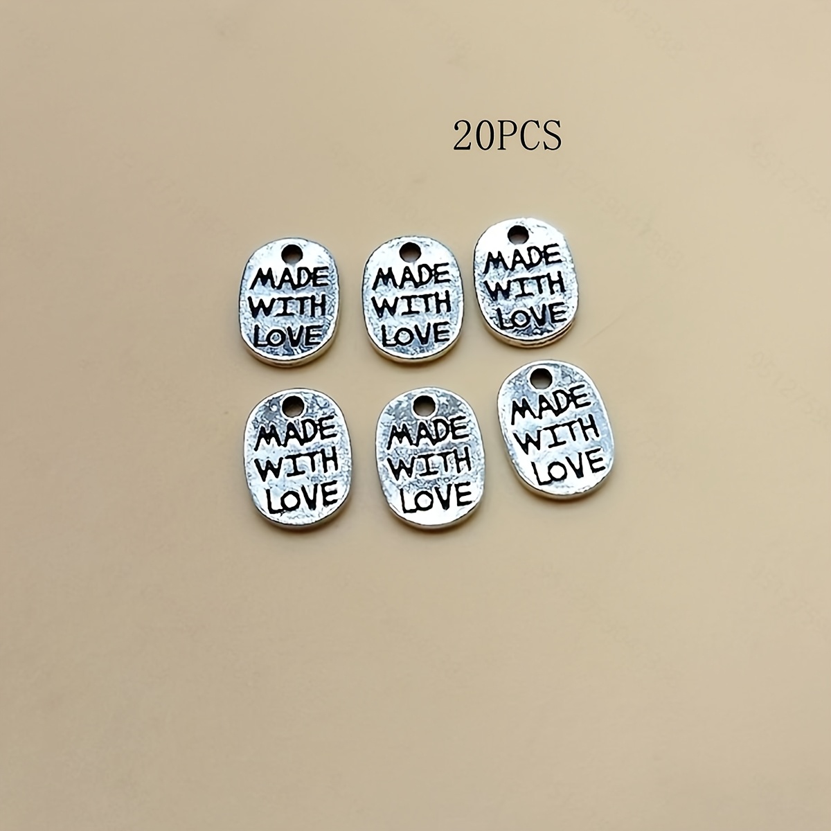 20pcs Of Pendant Accessories Featuring Stylish And Letter Designs.