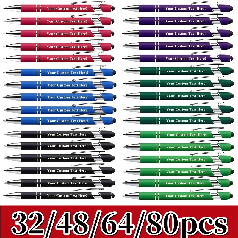 

Custom Engraved Metal Ballpoint Pens - School & Office, Ideal Gift For Teens & Adults, In Multiple Colors