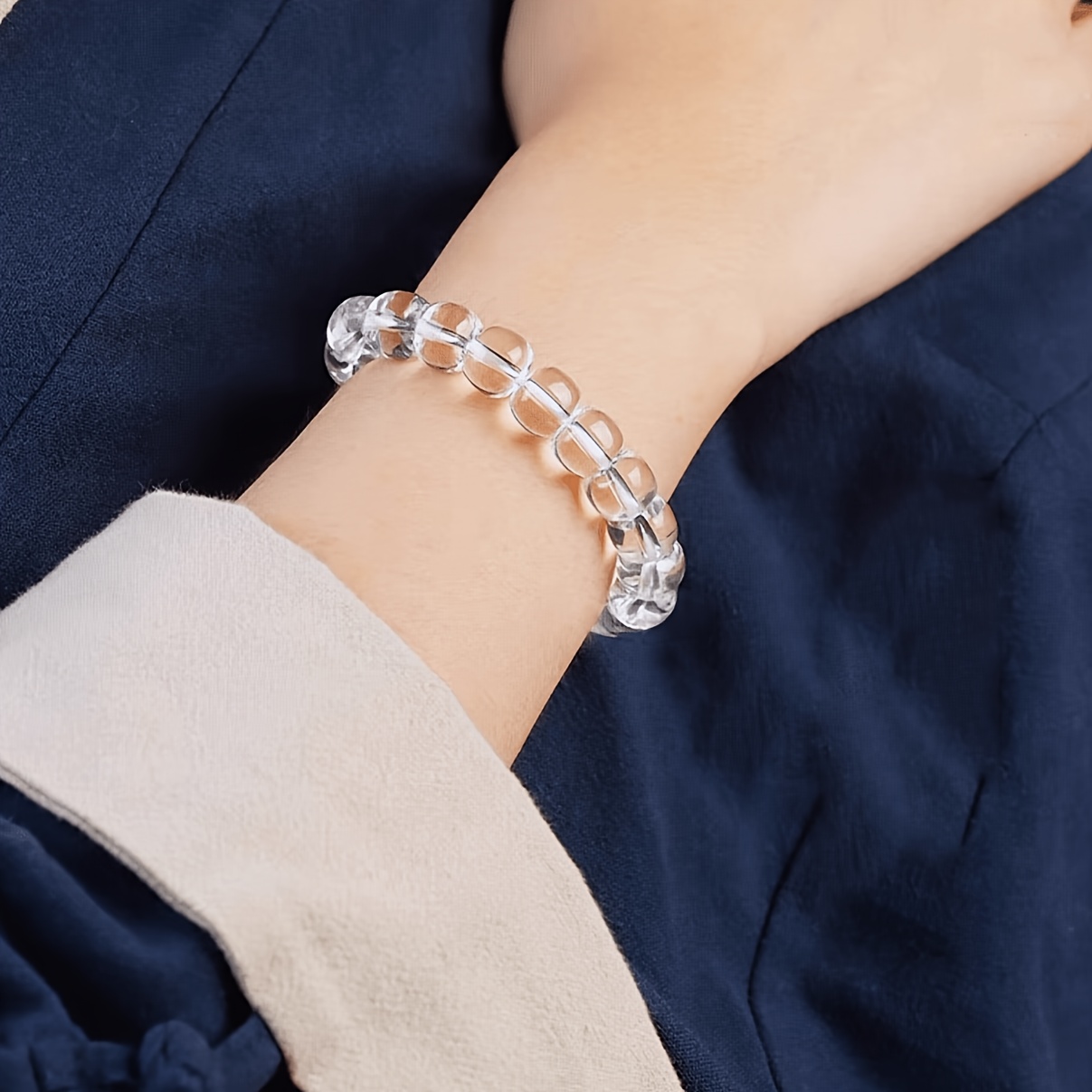 Adjustable Elastic Cord Stackable Bracelet, Fashionable Gift