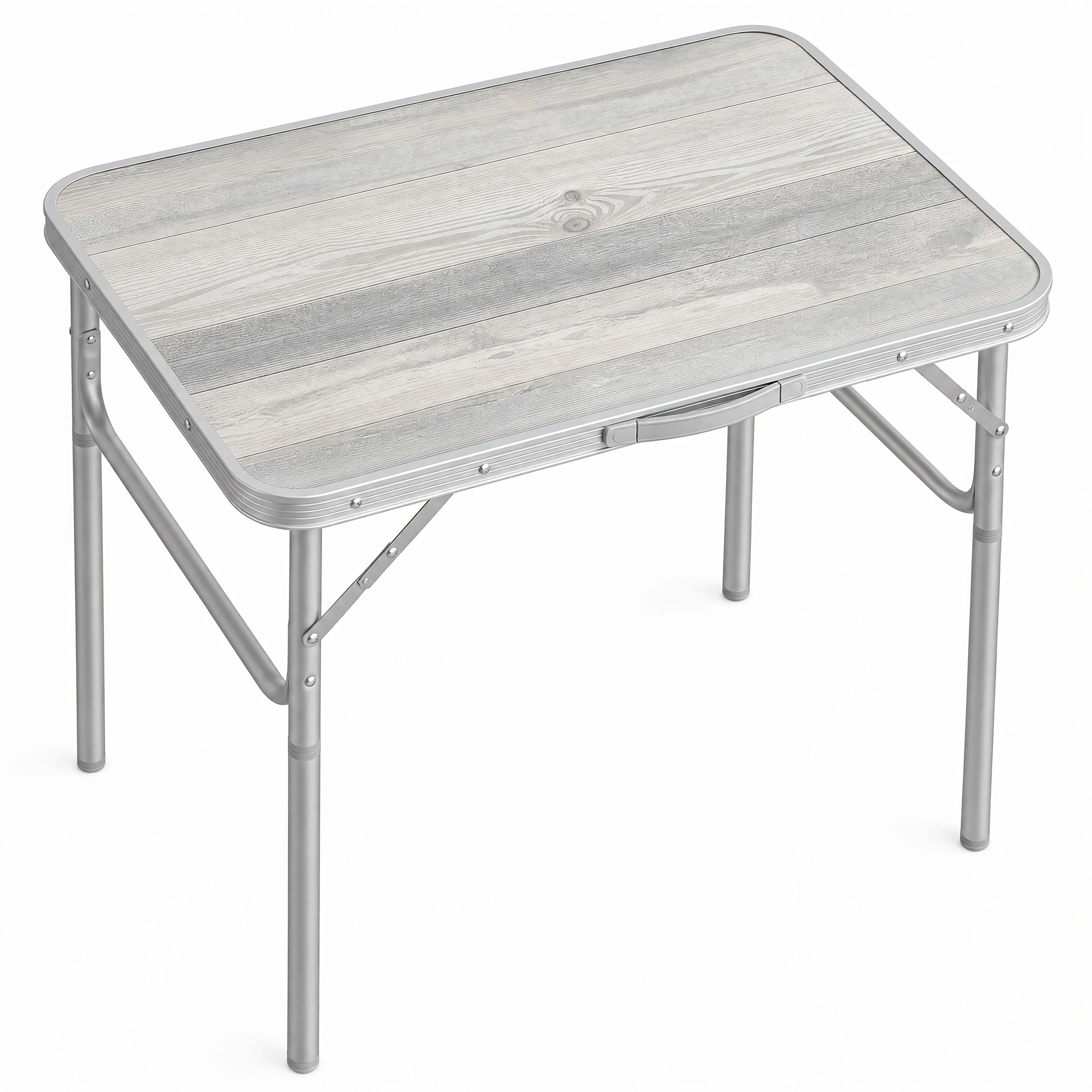 Homecall Aluminium Folding Camping Table With Mdf Top