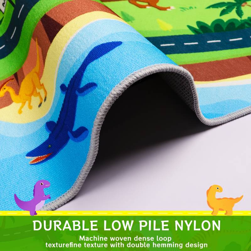 Kids Rug Czzoypi Car Rugs Playmat Carpet For Kids Toy Cars For