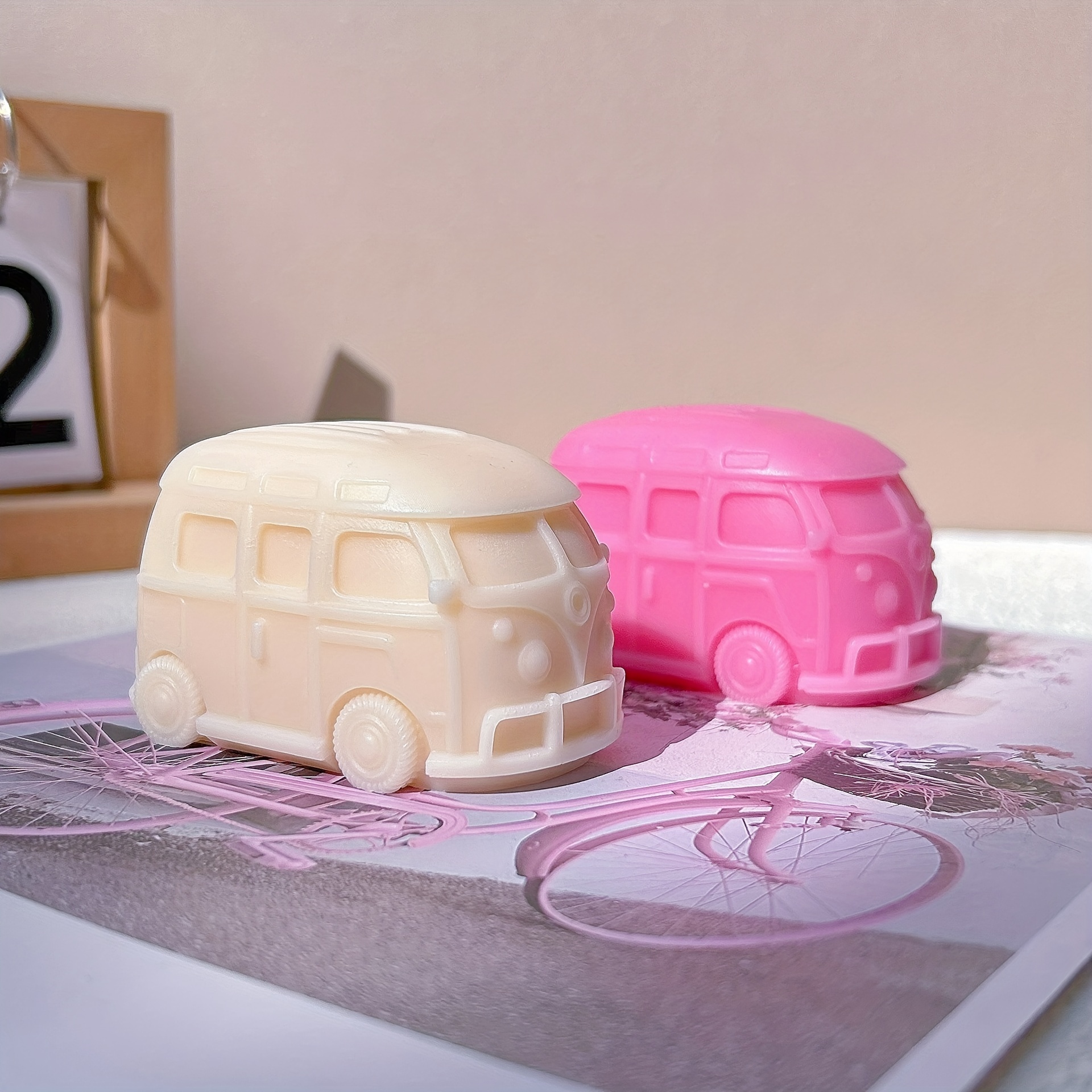 

Bus Shaped Candle Silicone Mold Bus Shaped Candle Silicone Mold Resin Ornament Silicone Mold Cement Gypsum Silicone Mold Soap Mold