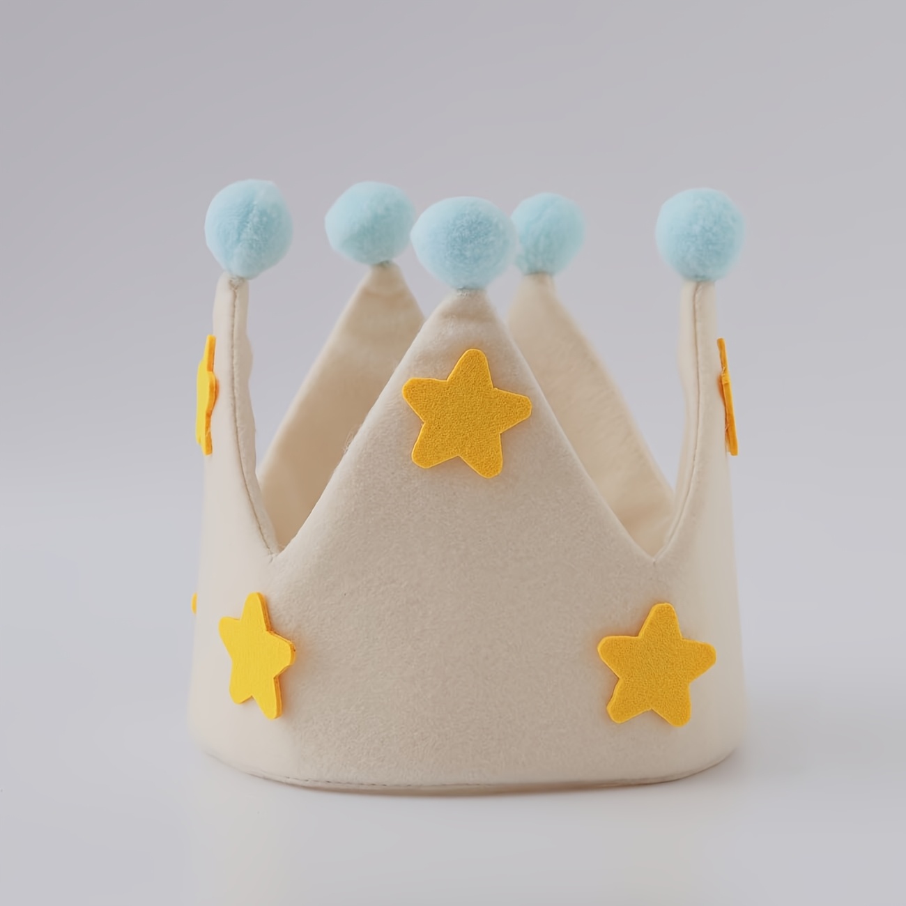 TEMU Cappello di compleanno beige con motivo a , per decorazioni di feste compleanno. Pu簷 usato come accessorio fotografico ed 癡 anche per feste di