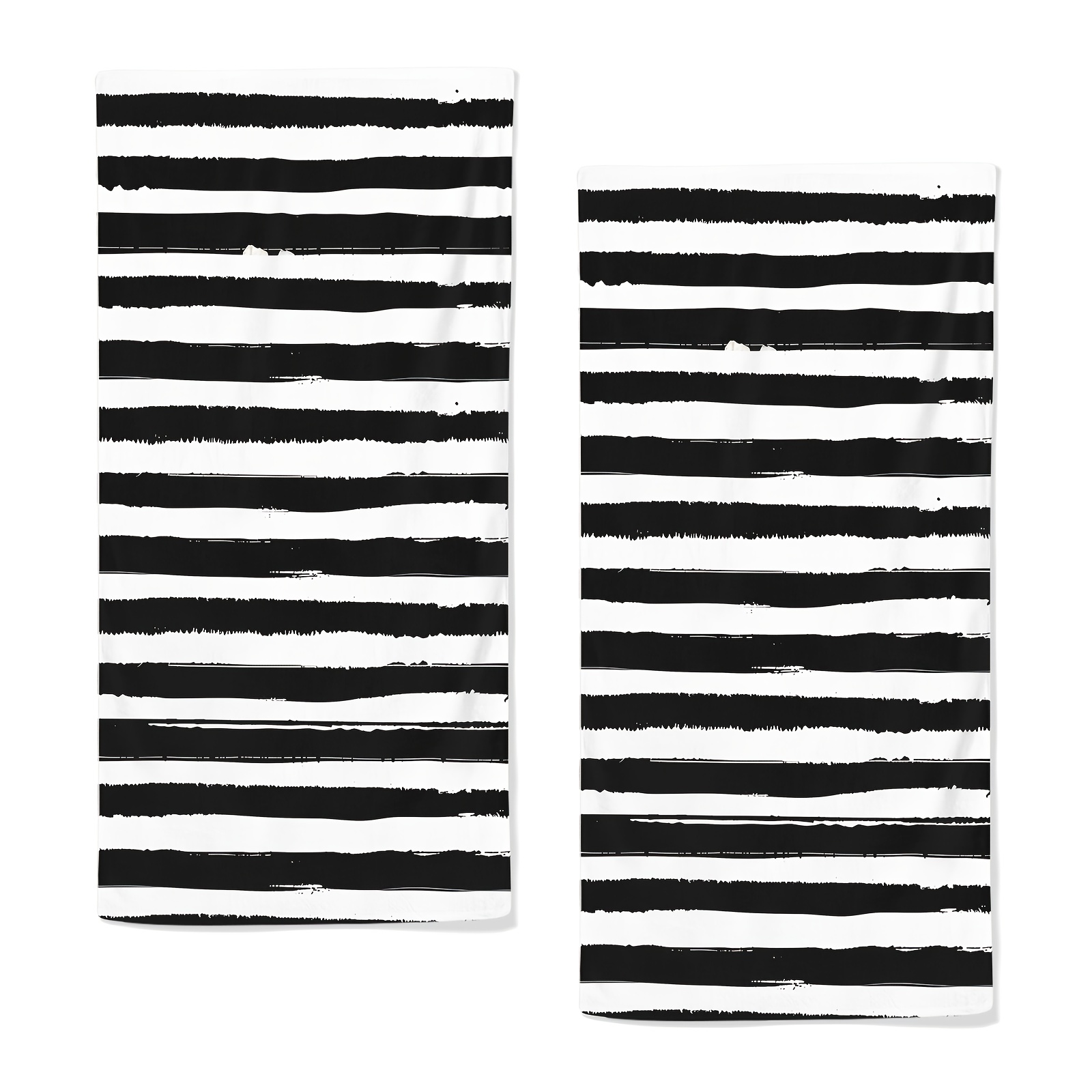 

Striped Towels Absorbent Bath Towels Set Of 2 Breathable Face Towels For Home Spa Decorative Quick Dry Kitchen Towels 28.7x13.7 Inch