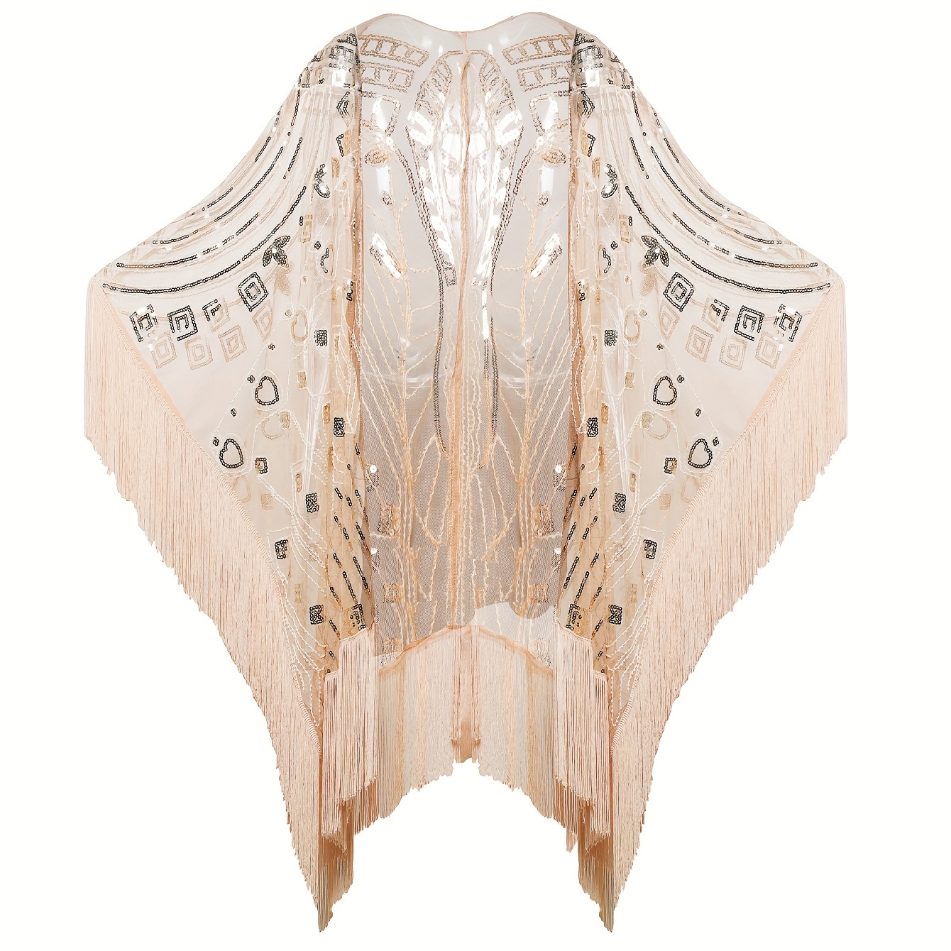 sequin shawls and wraps