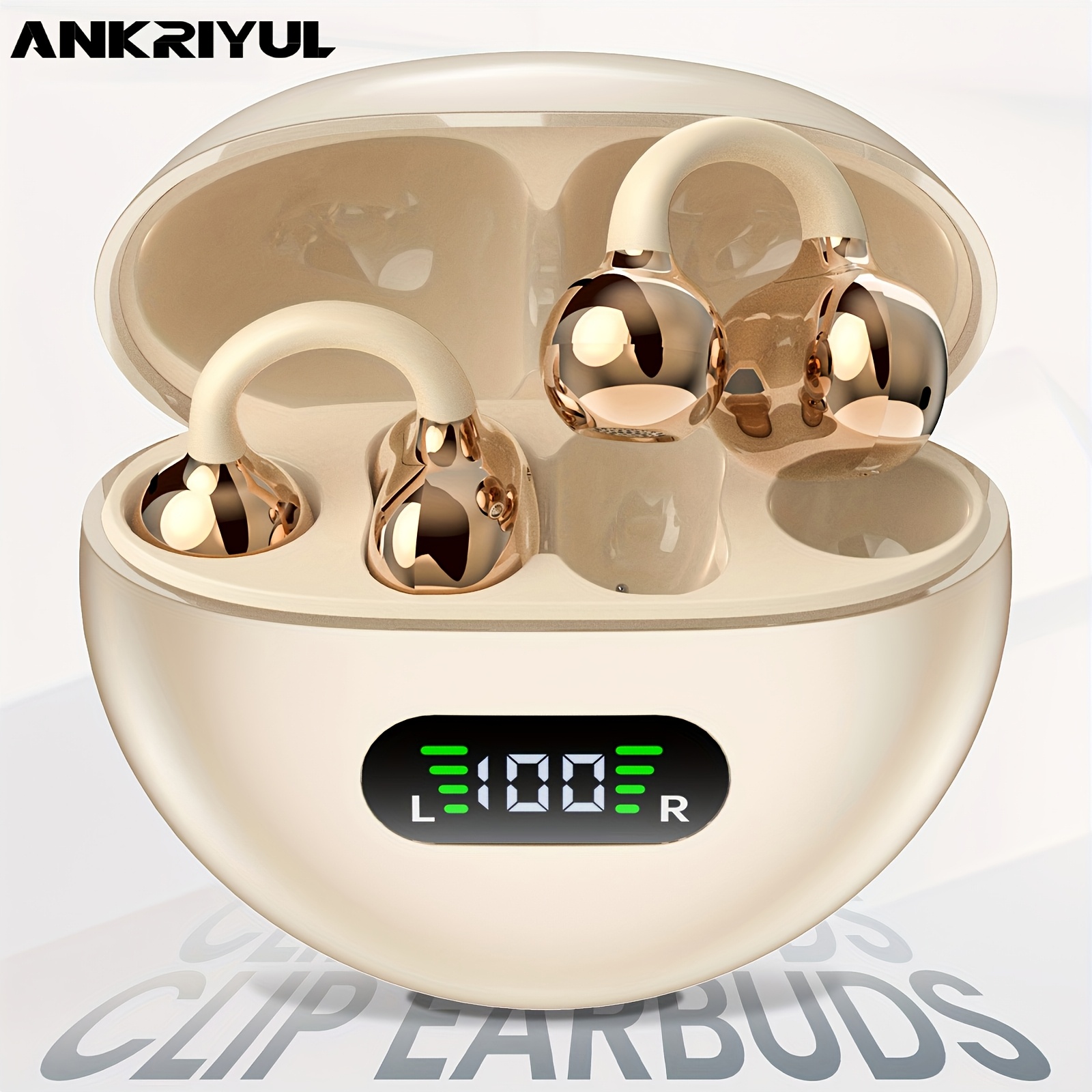 Fashion Wireless Stereo Earbuds Sport Headset with Charging Case Noise Reduction