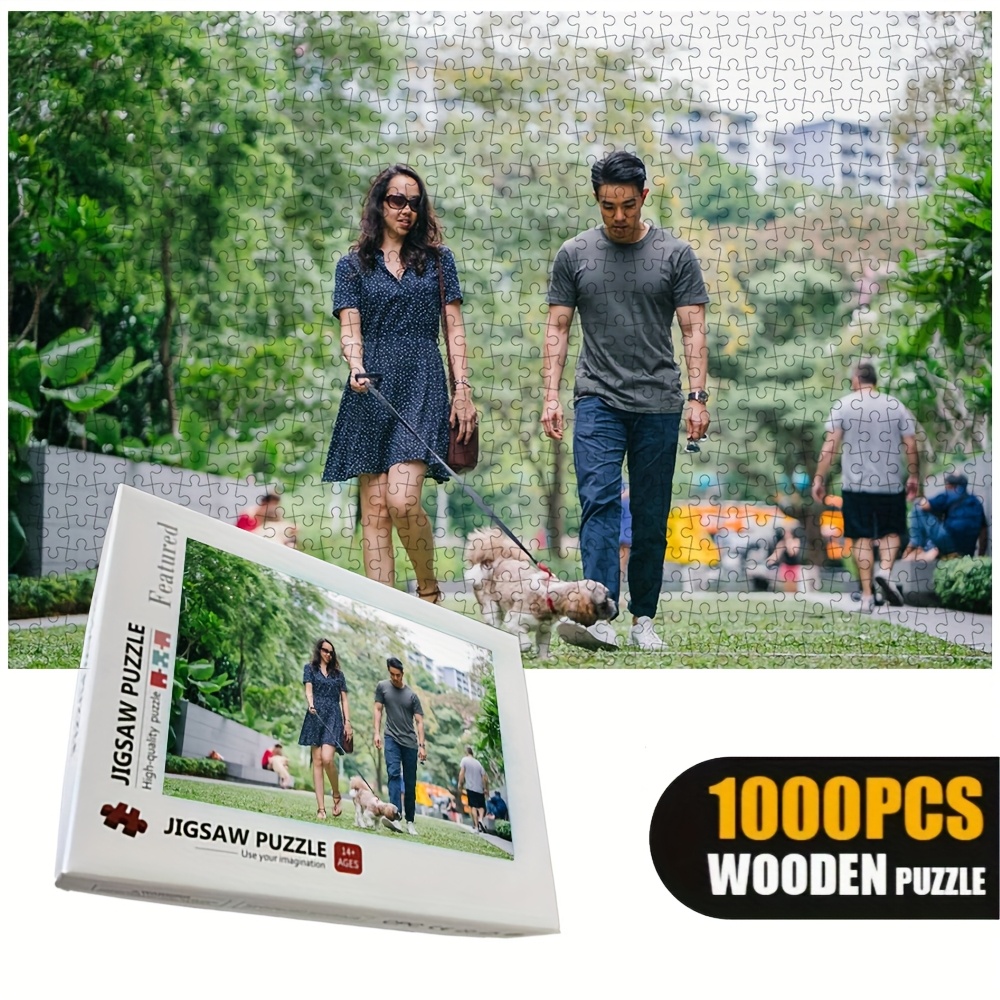 Personalized Photo Puzzle with Your Own Picture, Custom Gift
