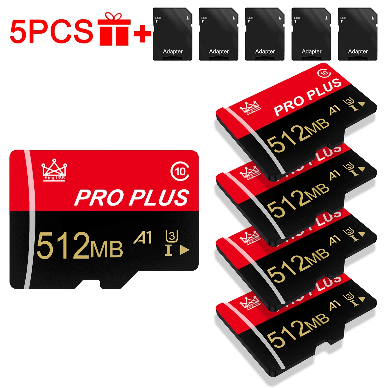 TEMU Bliksem Card - 128gb 64gb 32gb 16gb With Adapters, Tf Cards With For Smartphones, Cameras, Gaming Consoles, Car Audio, Dash Cams And Sound Boxes