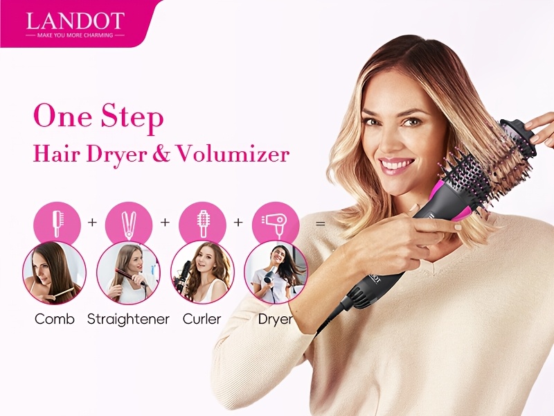 hair dryer brush blow dryer brush in step hot air Temu Saudi Arabia