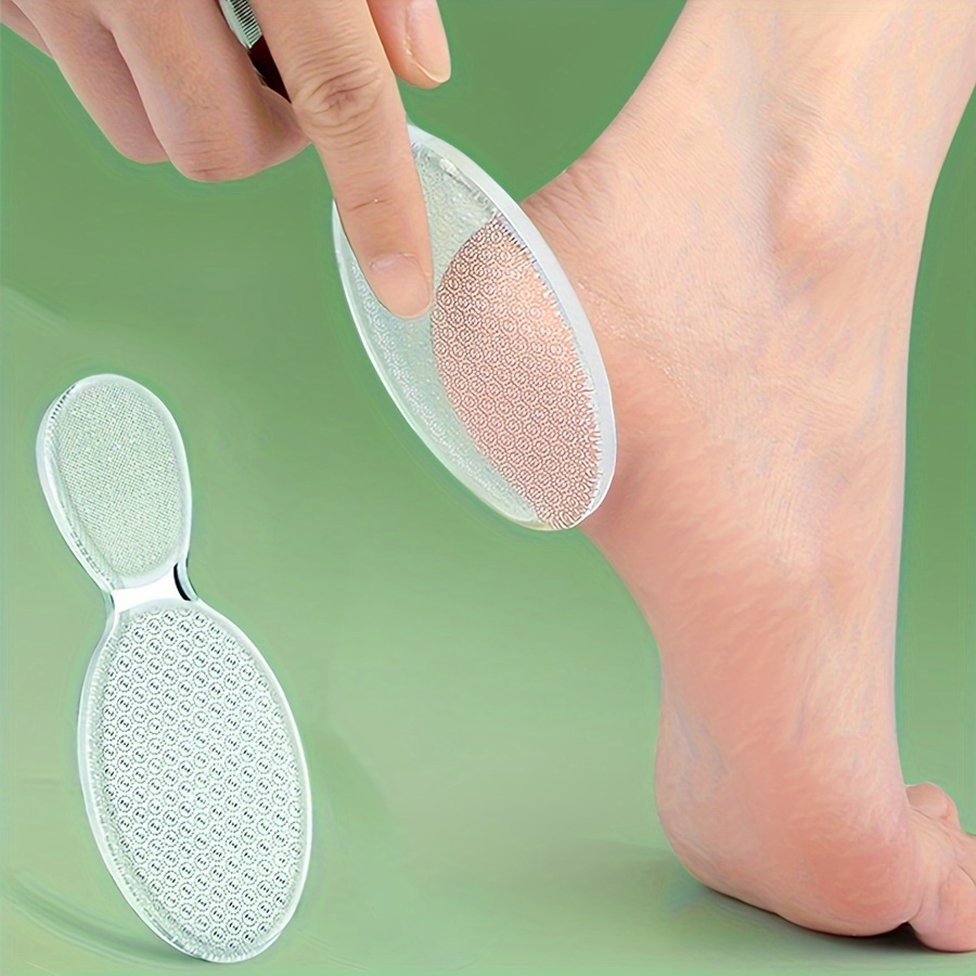 

[gentle Care] Glass Foot File - Odorless, Reusable Foot Care Tool For Smooth Feet - Effective Dead Skin And Callus Remover With