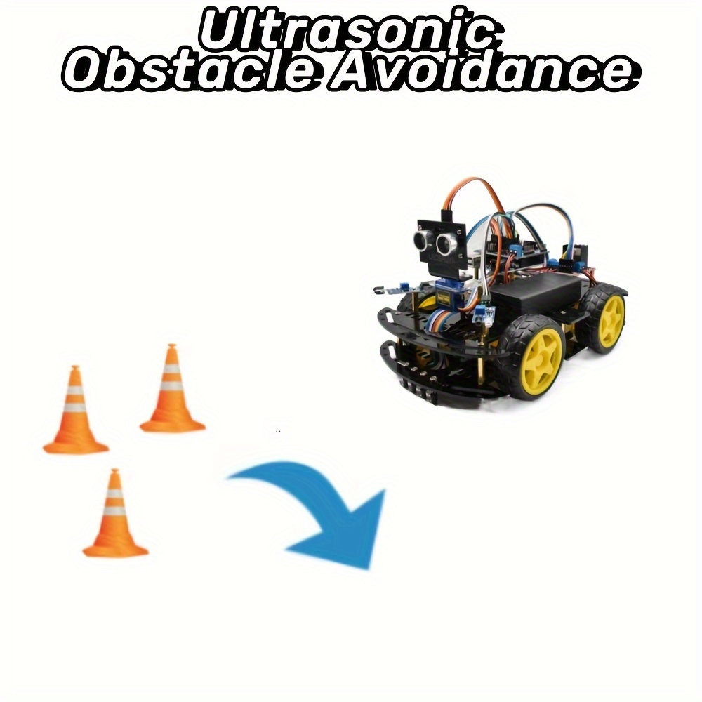 OSOYOO Robot Rc Smart car DIY Kit to Build for Adults Teens with Servo  Power Steering Motor, WiFi, Bluetooth, code Programmable