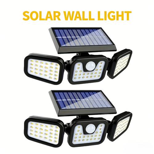new 74 led motion sensor lights with 3 brightness outdoor wall lights front door yard garage patio energy semi flush mount plastic material powered no remote control outdoor lighting modern outdoor lighting