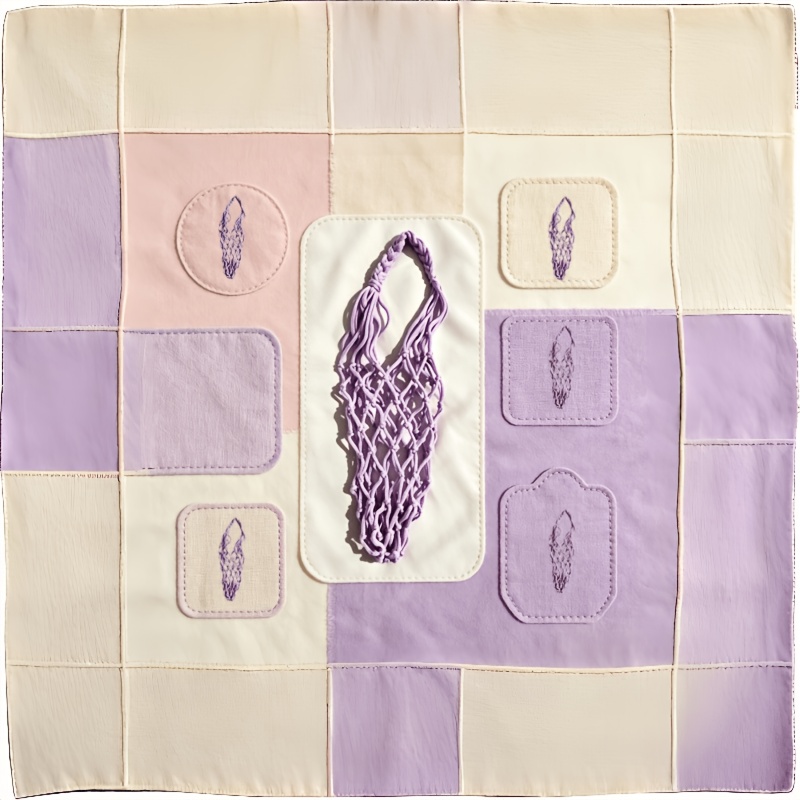 TEMU 1 sac à bouilloire portable, sac à boisson, sac à main, sac en filet décoratif, sac décoratif, convient , aux , aux de classe, cadeaux main