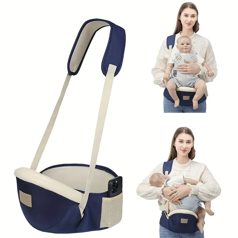 1pc seat carrier with waist support loop - secure closure, soft yet sturdy back strap for infant, parent-friendly child seat belt for travel, , home - in blue, pink, red, blue, black - ideal for newborns to toddlers, outing accessory, fashionable carrier, comfortable fabric, breathable mesh, parentfriendly carrying, durable polyester fabric, toddler accessories Product details 1