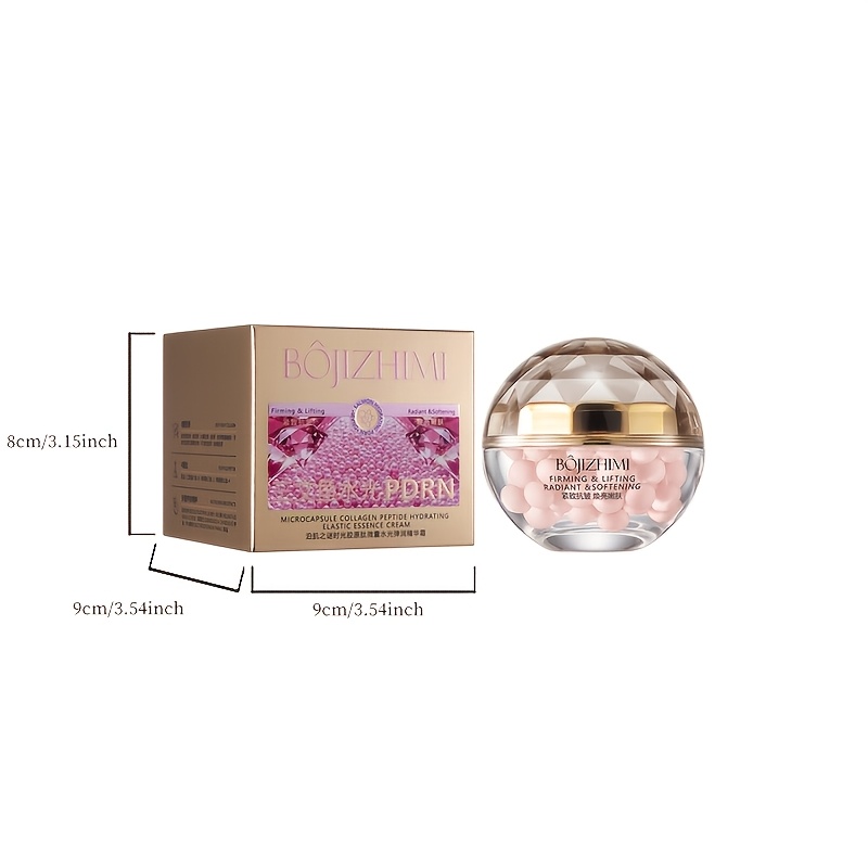 Bojizhimi Microcapsule Collagen Peptide Hydrating Essence Cream, 2 Boxes
