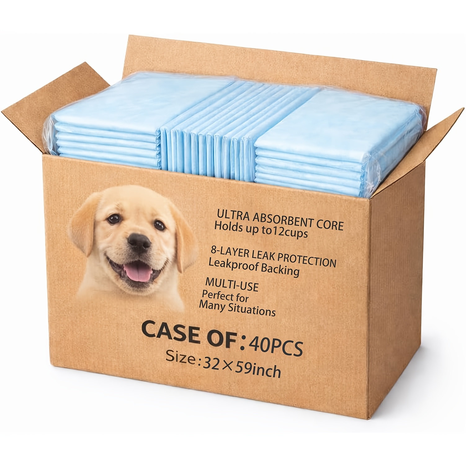 TEMU 32" X 59" Extra Large Dog Pee Pads - Super Absorbent And Leakproof Disposable Puppy Training Pads | Product Details Extra Large Quick Drying