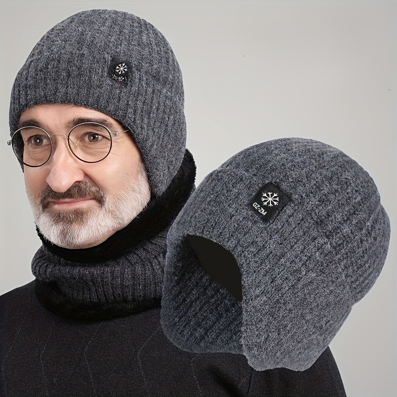 

100%, Ear-protecting Cap, For Middle-aged And Elderly