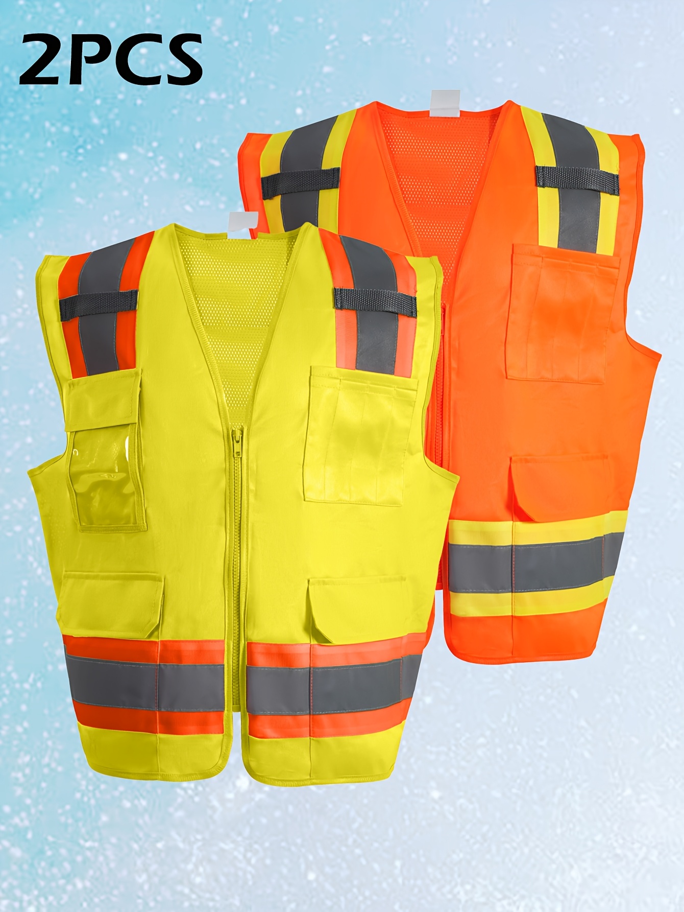 40-Pack Kids High Visibility Safety Vests – Reflective Neon Construction Vests For Children 3-7 Years, Bulk Set