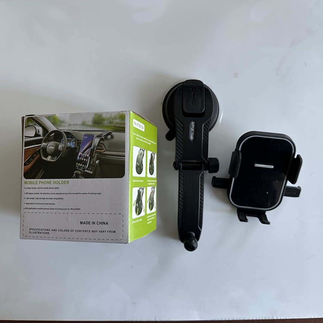 E-shop Universelle Autohalterung für Handy – 360° drehbar, , wasserdichte Armaturenbrett-Halterung, kompatibel mit 4,7-7,2 Zoll Handys anderen Geräten,