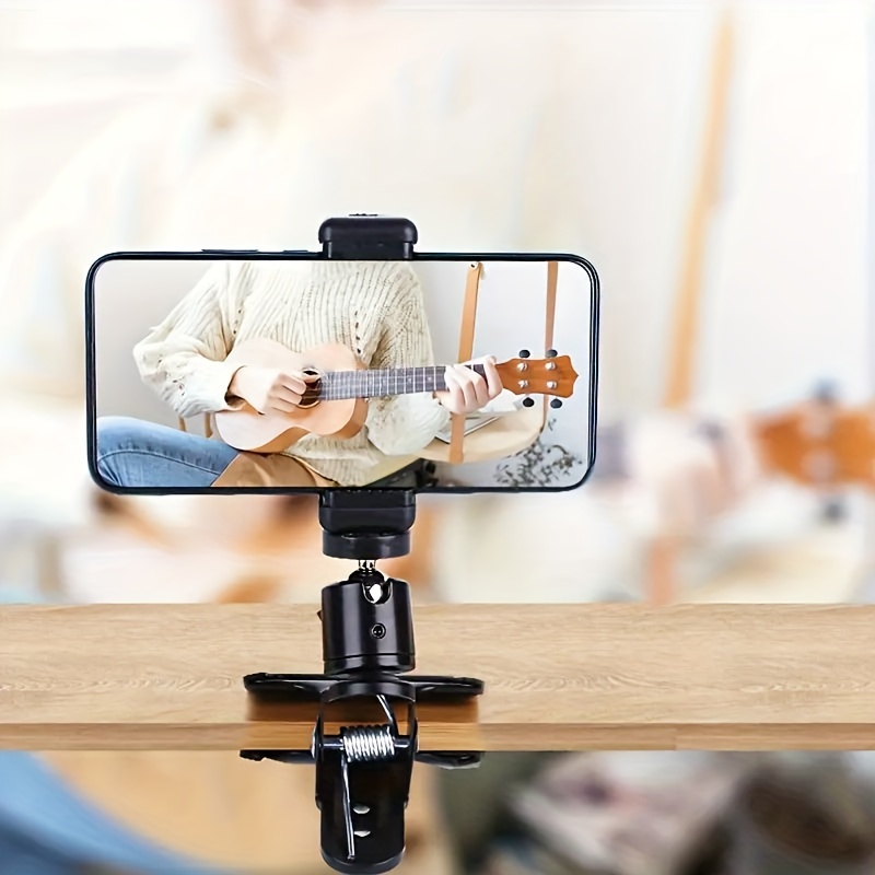 

Guitar Bass Ukulele Head Holder For Mobile Phones, Live Stand Holder For Mobile Phones, Stand For Close Home Music Recording