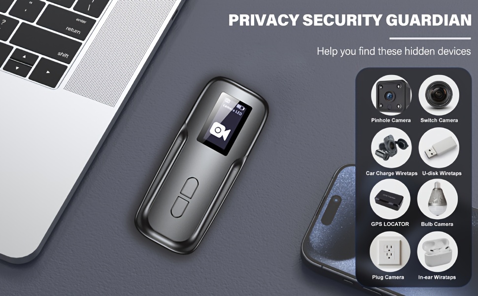 2026 latest hidden camera detectors with oled screen anti   detector bug camera detectors car hidden detector infrared detector rf detector anti eavesdropping finder device anti tracking for   hotel Product details 4