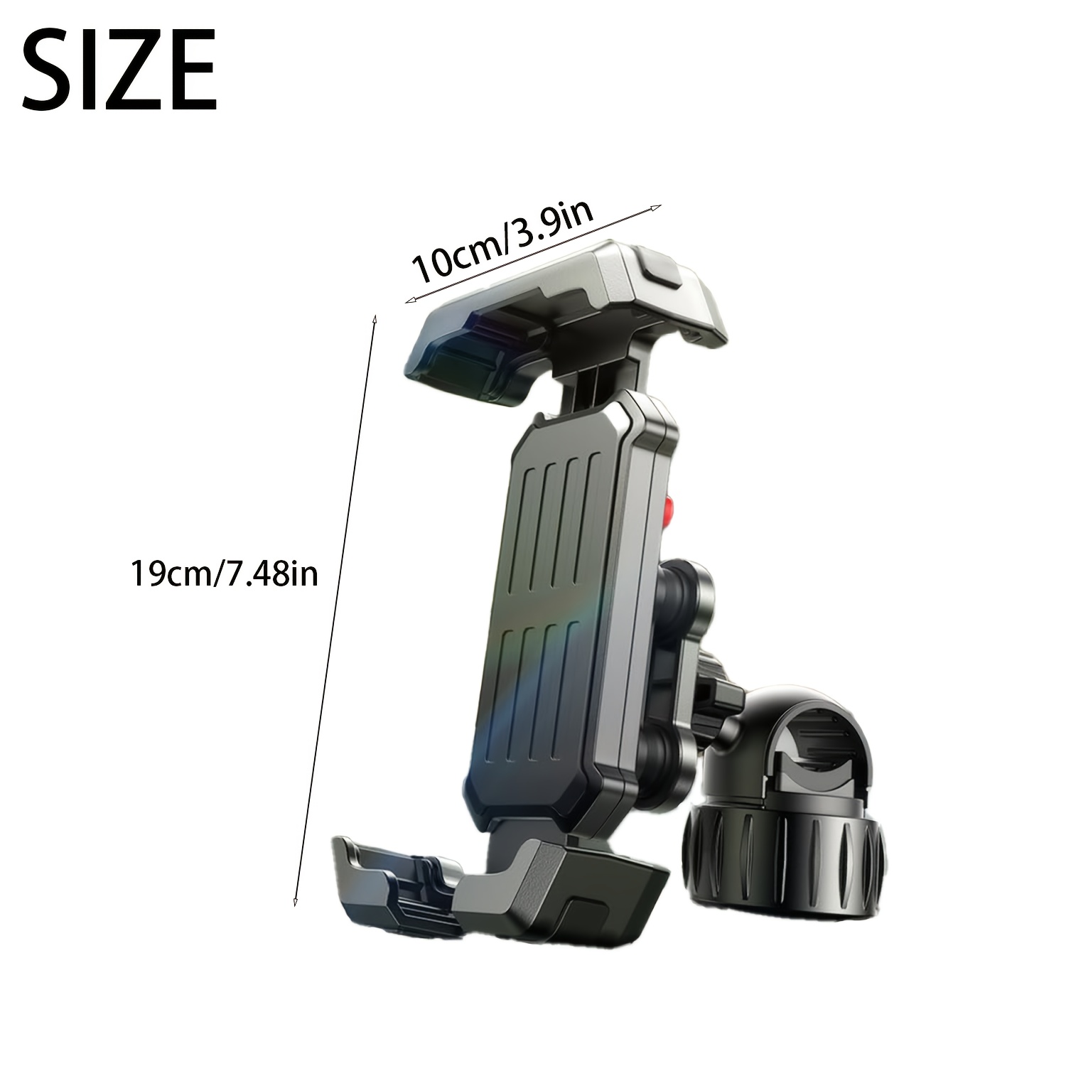 TEMU Bike Phone Holder, Anti-vibration Motorcycle Phone Mount, 360° Rotatable Handlebar Phone Holder With Vibration And Shock Absorption Design,