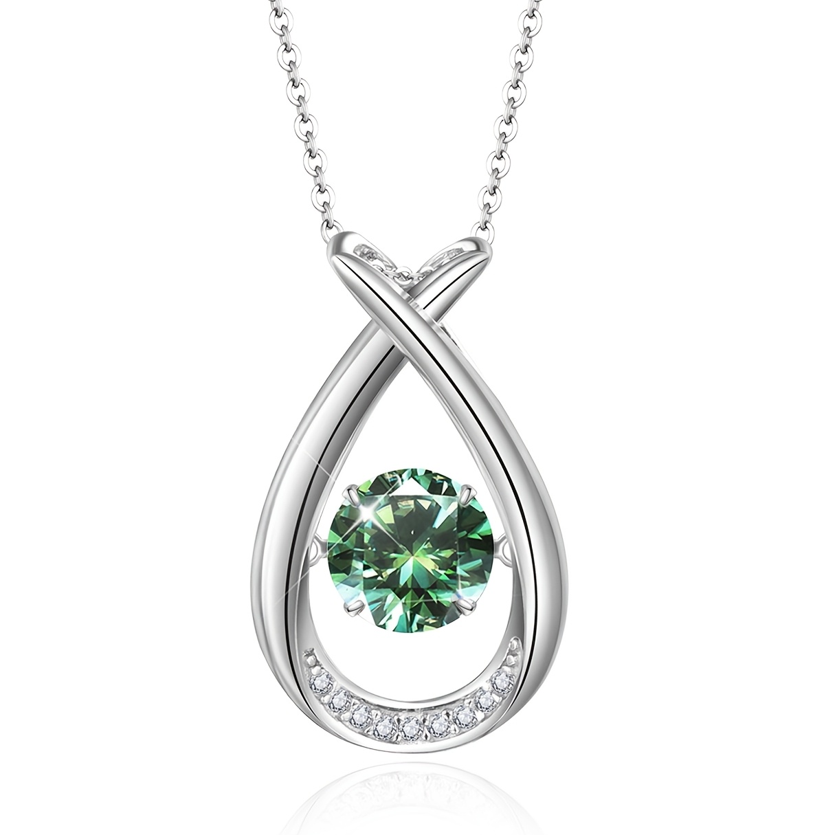1.0CT Moissanite Necklace in 925 Sterling Silver — Elegant Gift