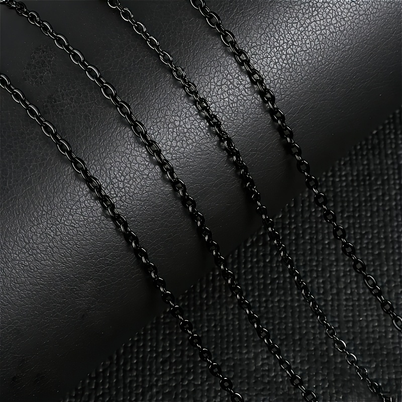 Unisex 316L Steel O-Ring Chain Necklace