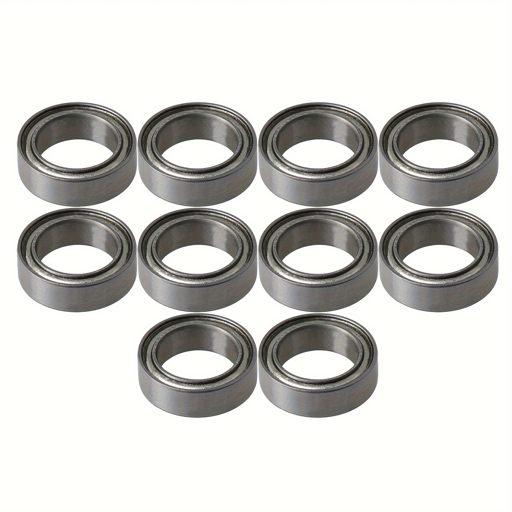 

10pcs Mr128zz Miniature Ball Bearings, 8x12x3.5mm, Steel Material With Z Code