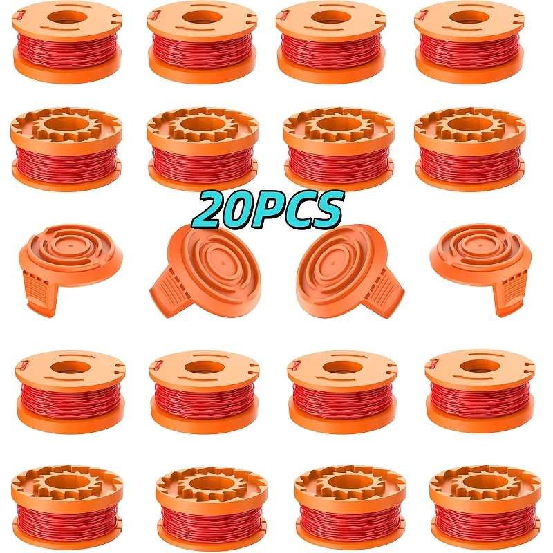 20 17 7pcs pack wa0010 replacement trimmer line spools compatible with     trimmers automatic   spools for   string trimmers