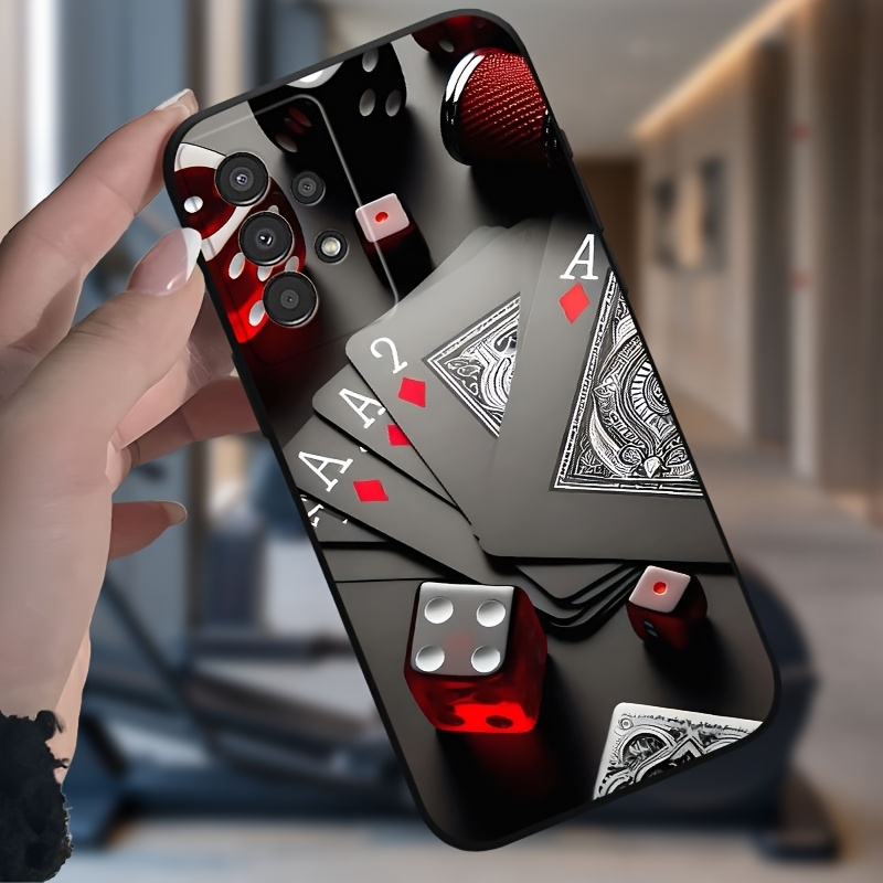 TEMU Phone Case - Dice Fashion Trend High-end Dark Tpu Material Printed Phone Case Suitable For For Galaxy A04 A04s A05 A05s A06 A13 A14 A15 A16 A22