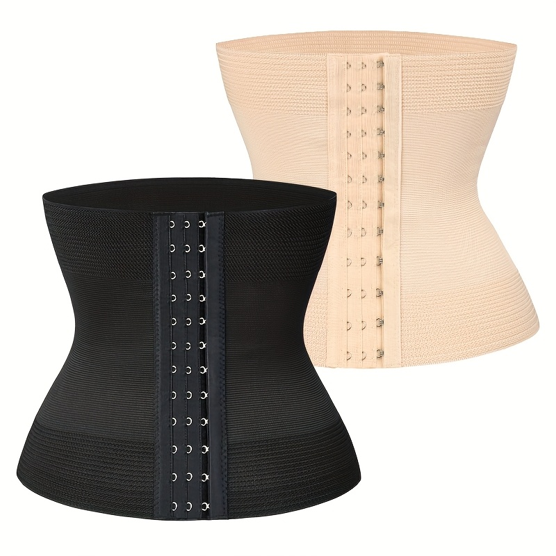 2pcs Women's Waist Trainer Belt, Tummy Control Corset For Body Shaping And Cinching