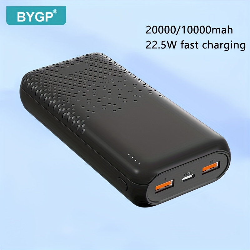 [Paquete de 2] Mini cargador portátil para iPhone de 5200 mAh, cargador de  batería de carga rápida PD de 20 W para iPhone, cargador de teléfono