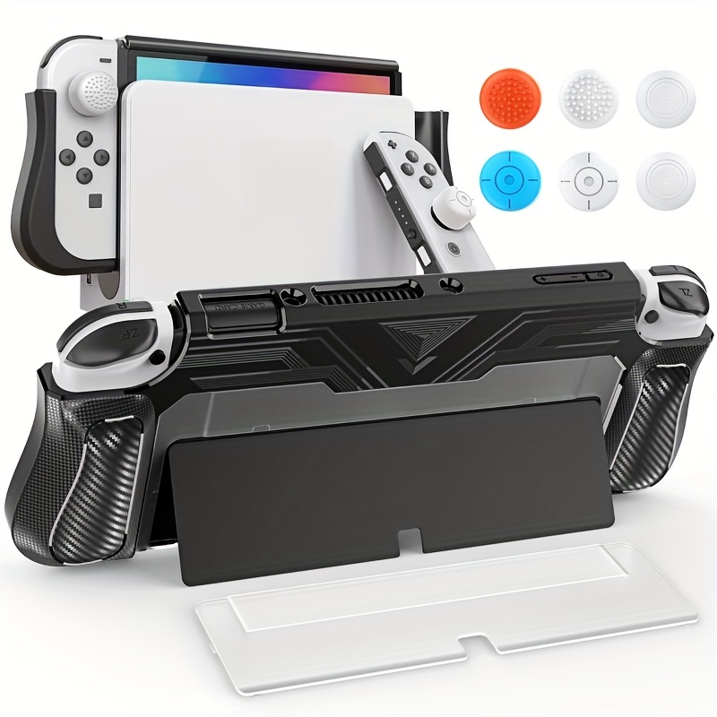 Funda transparente antipolvo para Nintendo Switch y Switch OLED,  antiarañazos, impermeable, funda protectora de acrílico transparente, caja  de