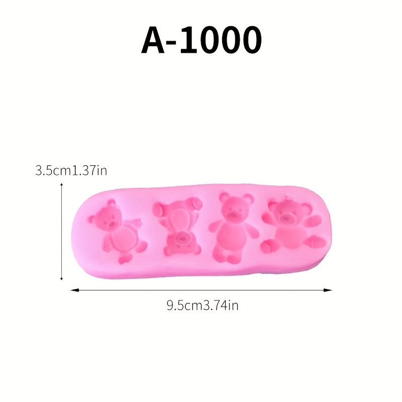 1pc Fondant Silicone Mold Shape Fragrance Gypsum Baking Tool Chocolate Decoration Cake Mold Resin Mold