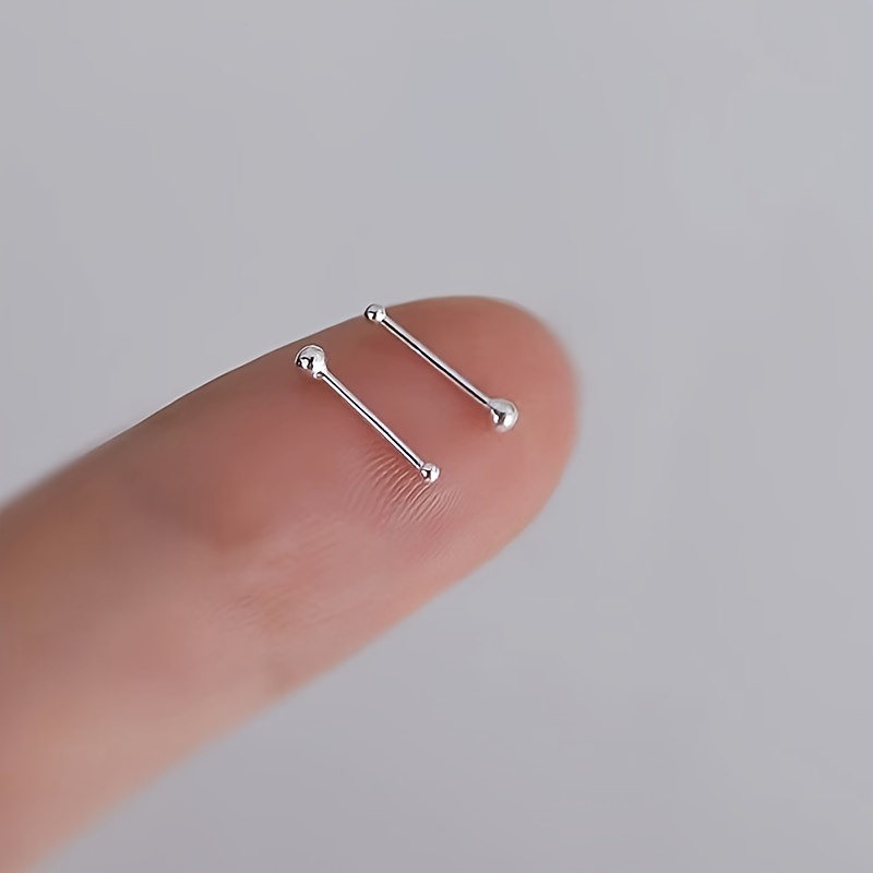 2 Pcs Set Tiny Beads Stud Earrings, Leisure Style