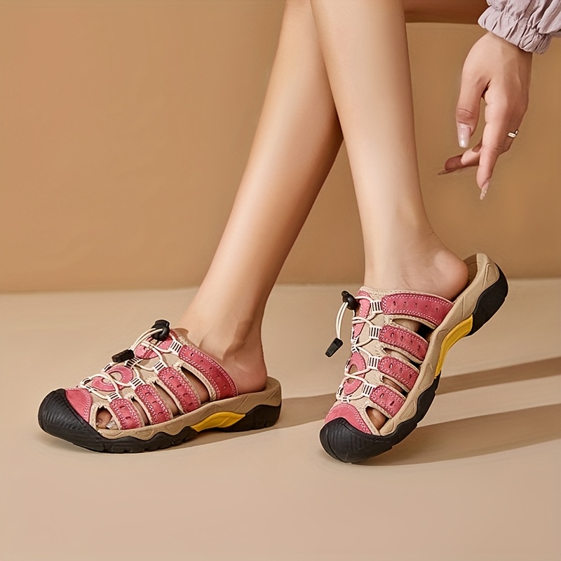 Ladies' Breathable Cowhide Slip-On Casual Shoes for Summer