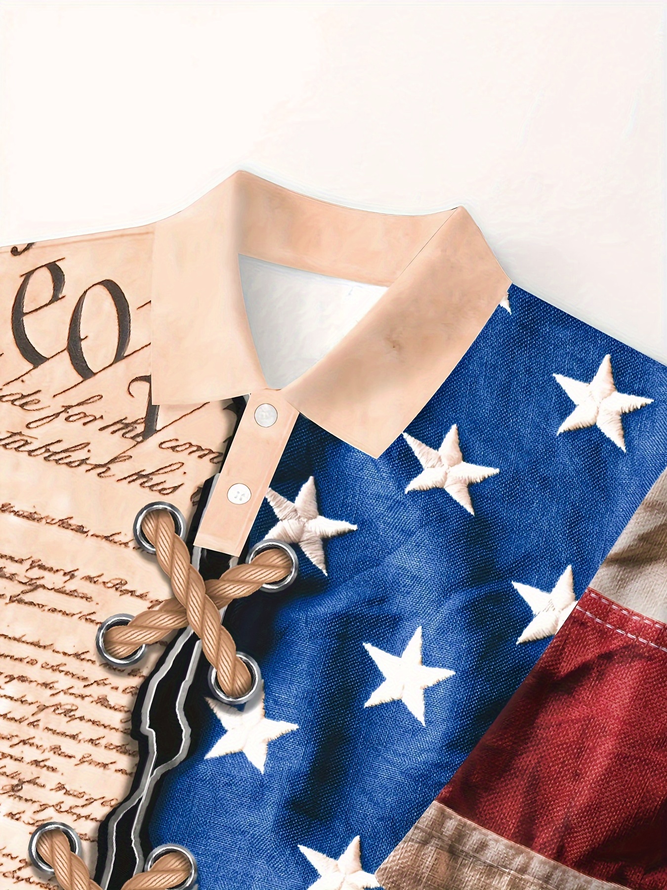 vintage american flag men's casual shirt comfortable Temu Malaysia