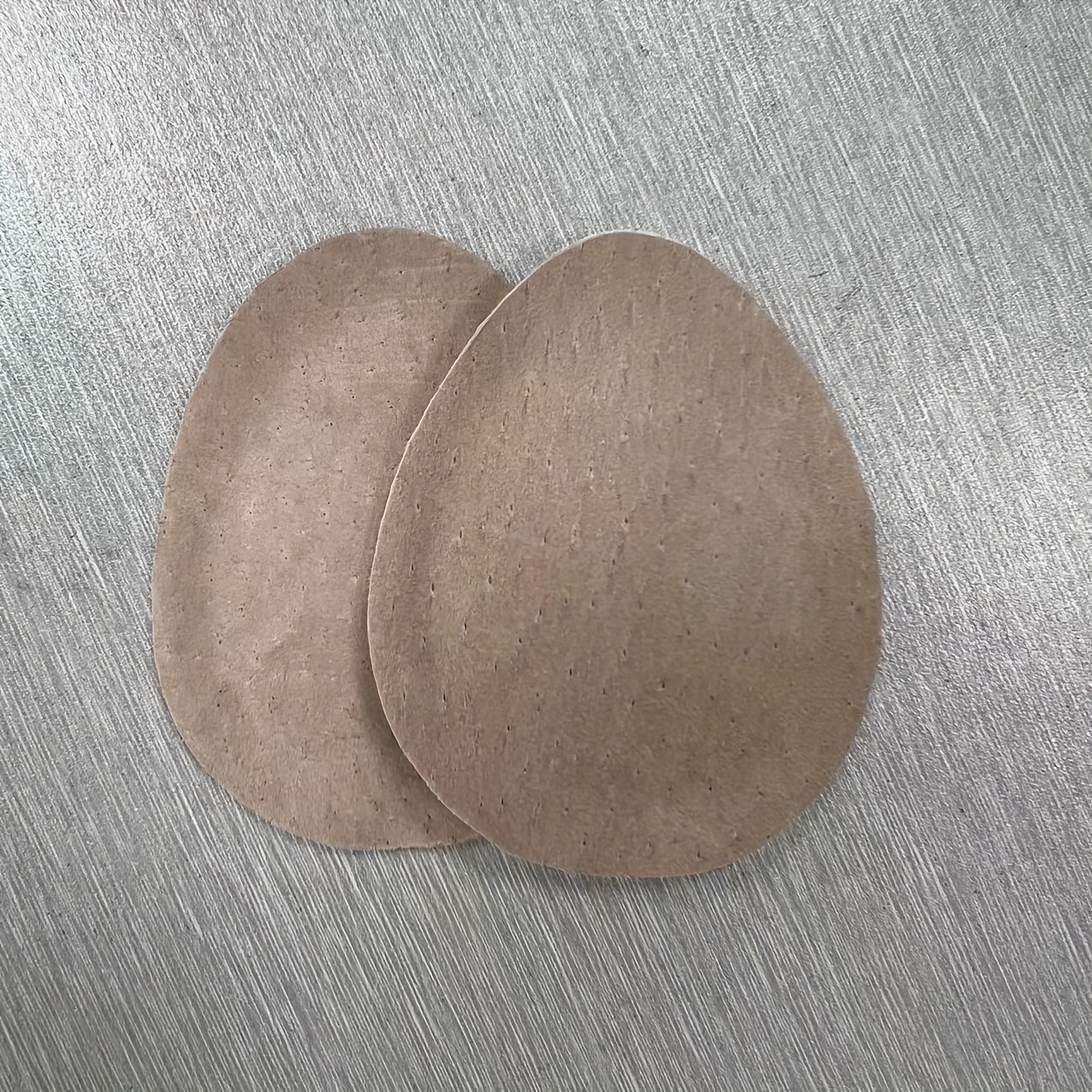 Image of 1 Pair Faux Leather Foot Pad Forefoot Metatarsal Absorption Half Size Pad Adhesive Self-adhesive Insole